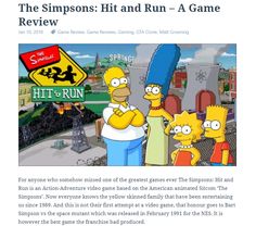 Simpsons hit and run download