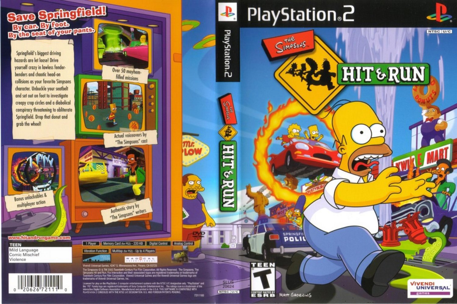 Playstation 2 Simpsons Hit And Run Iso